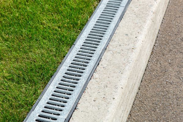 Courtyard Drain Installation in Hamburg